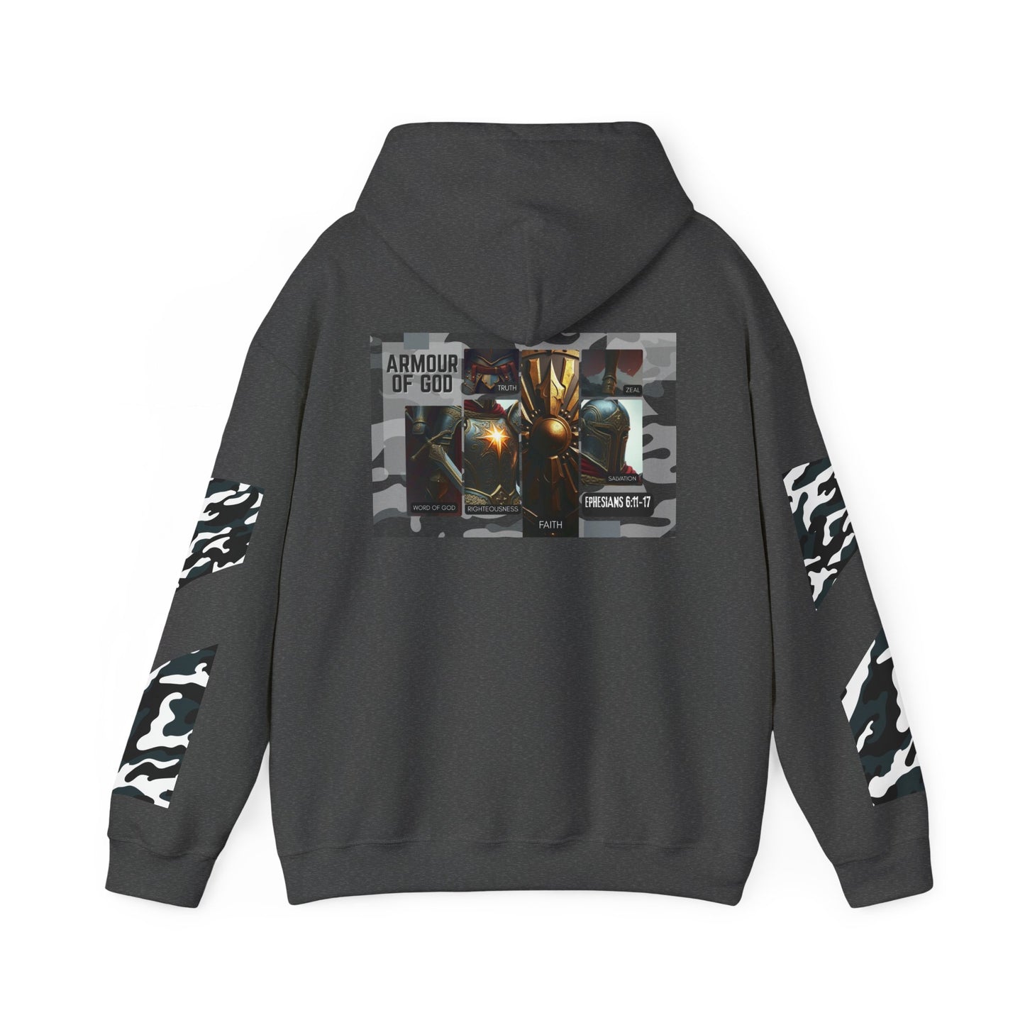Armour of God Hoodie — Ephesians 6:11-17 Spiritual Warfare Sweatshirt