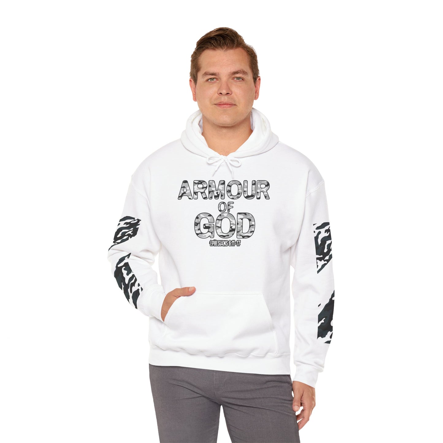 Armour of God Hoodie — Ephesians 6:11-17 Spiritual Warfare Sweatshirt