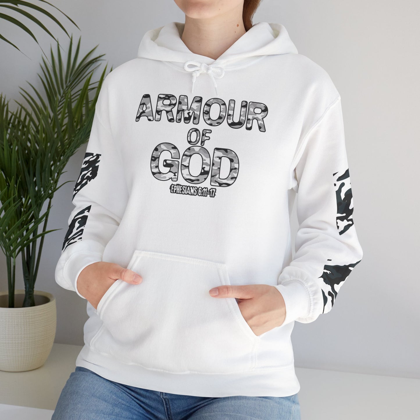 Armour of God Hoodie — Ephesians 6:11-17 Spiritual Warfare Sweatshirt