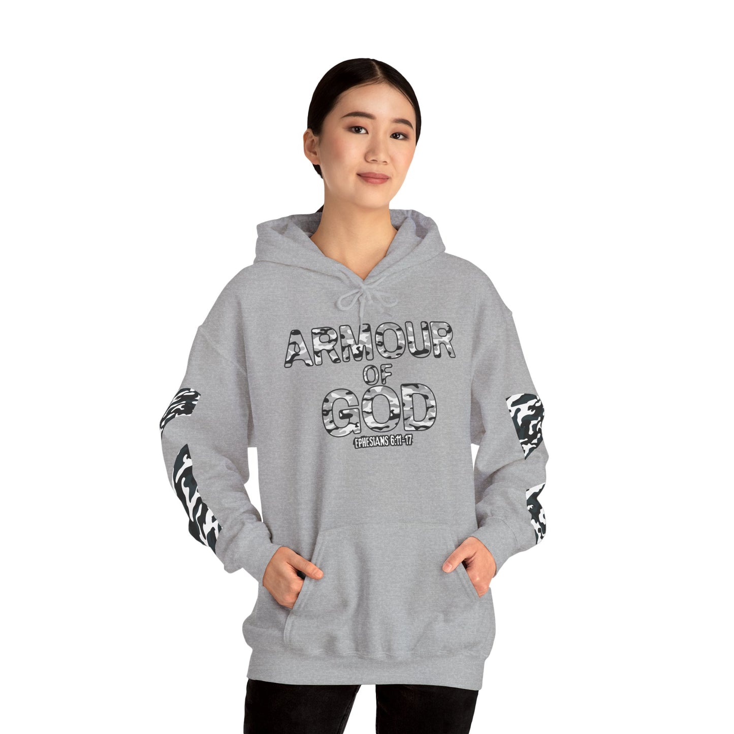 Armour of God Hoodie — Ephesians 6:11-17 Spiritual Warfare Sweatshirt