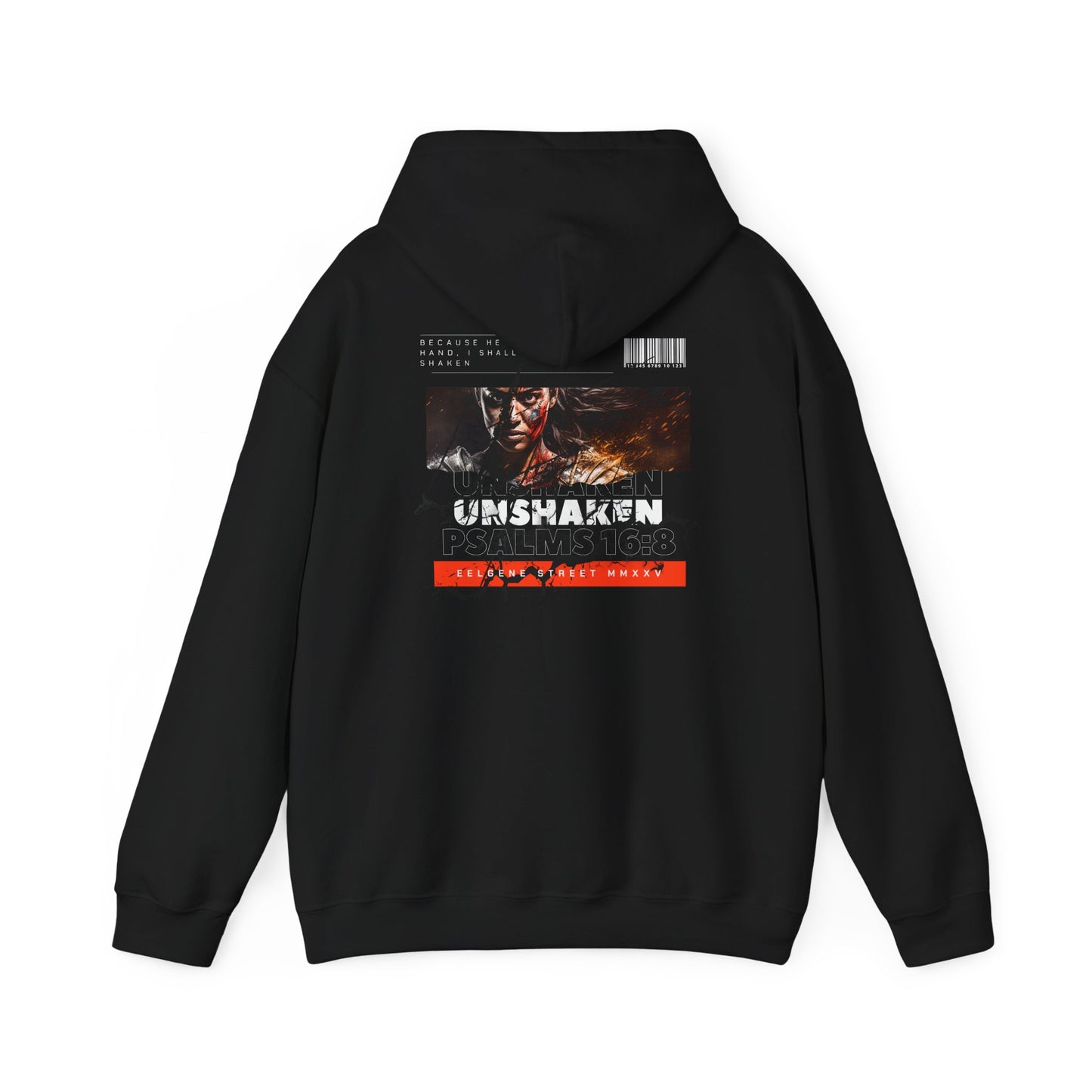 Unshaken Psalms 16:8 Hoodie — Women's Faith Sweatshirt