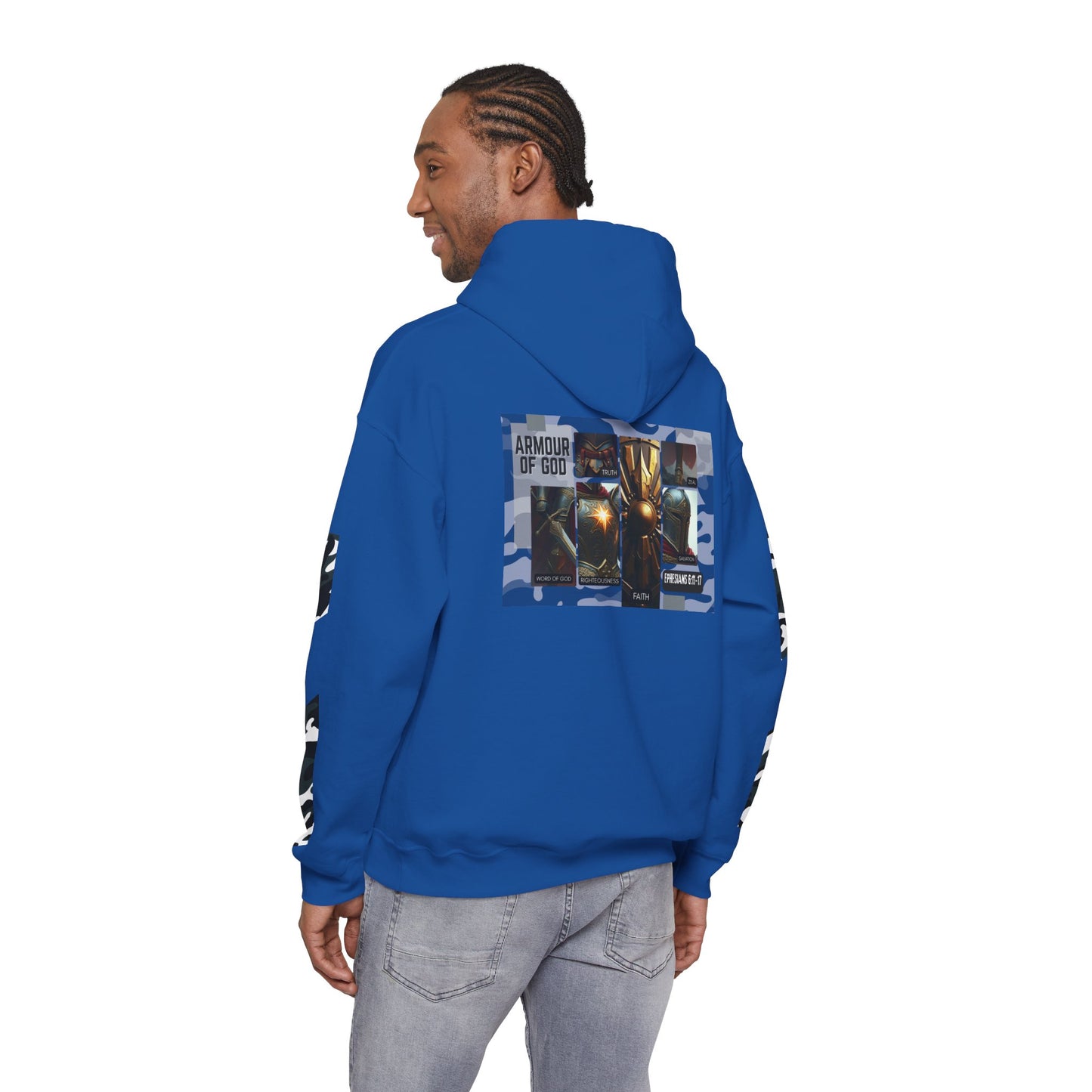 Armour of God Hoodie — Ephesians 6:11-17 Spiritual Warfare Sweatshirt