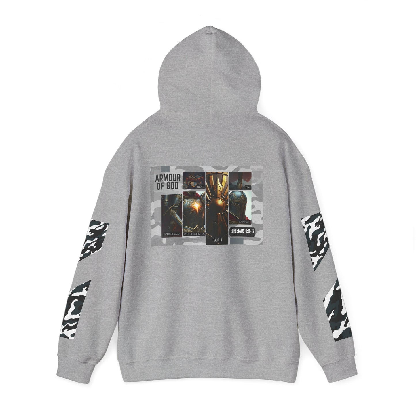 Armour of God Hoodie — Ephesians 6:11-17 Spiritual Warfare Sweatshirt