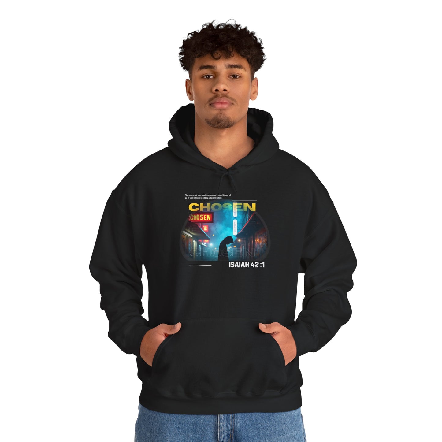 Christian Hoodie - Chosen by God Isaiah 42:1