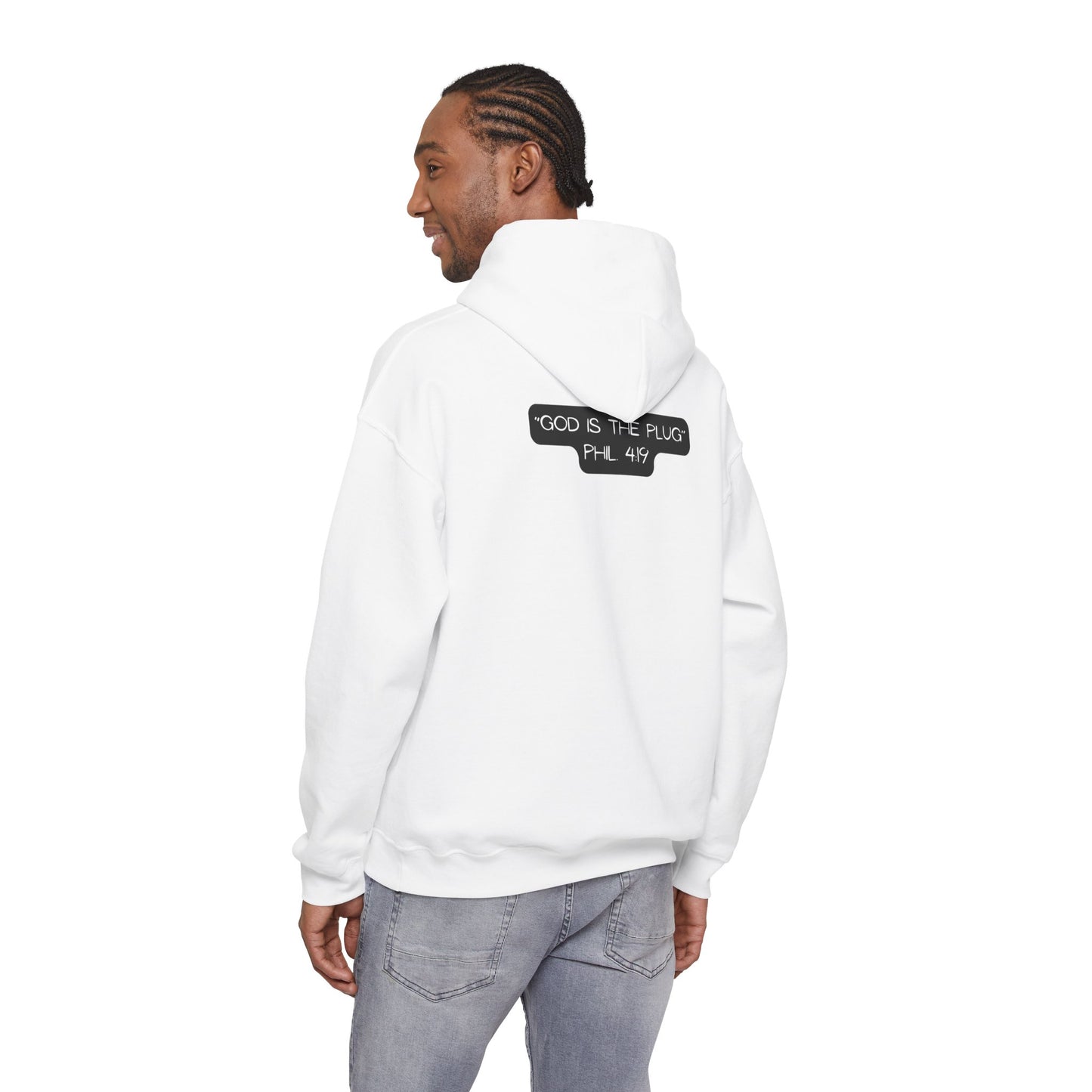 Christian Hoodie - Philippians 4:19 'The Plug' Sweatshirt