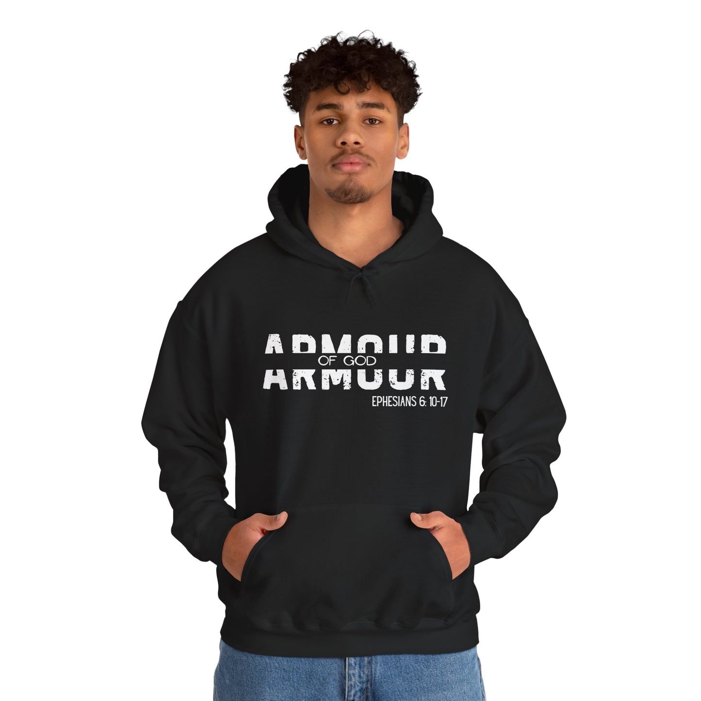 Armor of God Hoodie Sweatshirt - Ephesians 6:10-17 Design