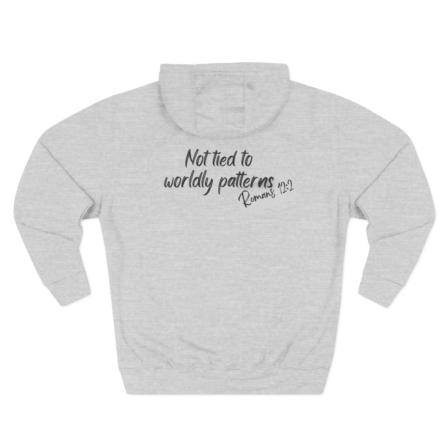 Fleece Hoodie Unbound Faith Romans 12:2