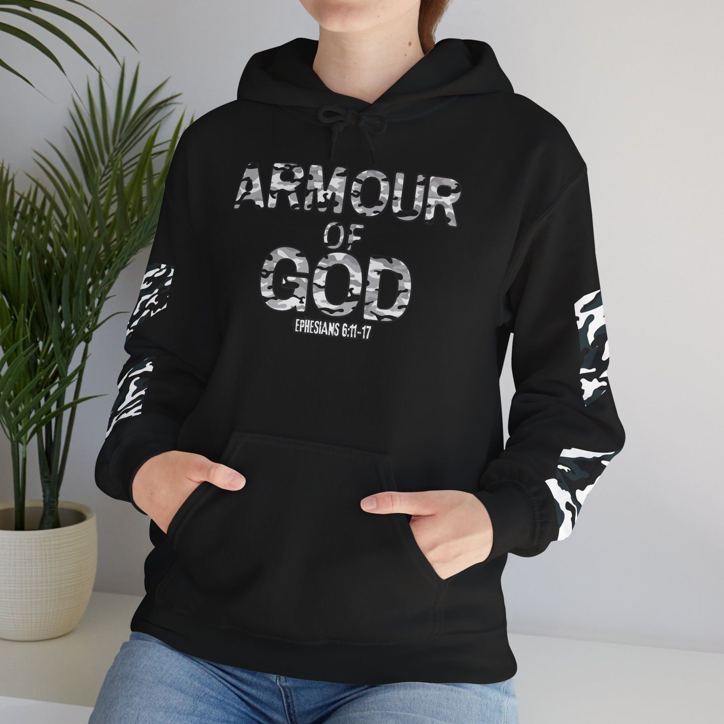 Armour of God Hoodie — Ephesians 6:11-17 Spiritual Warfare Sweatshirt