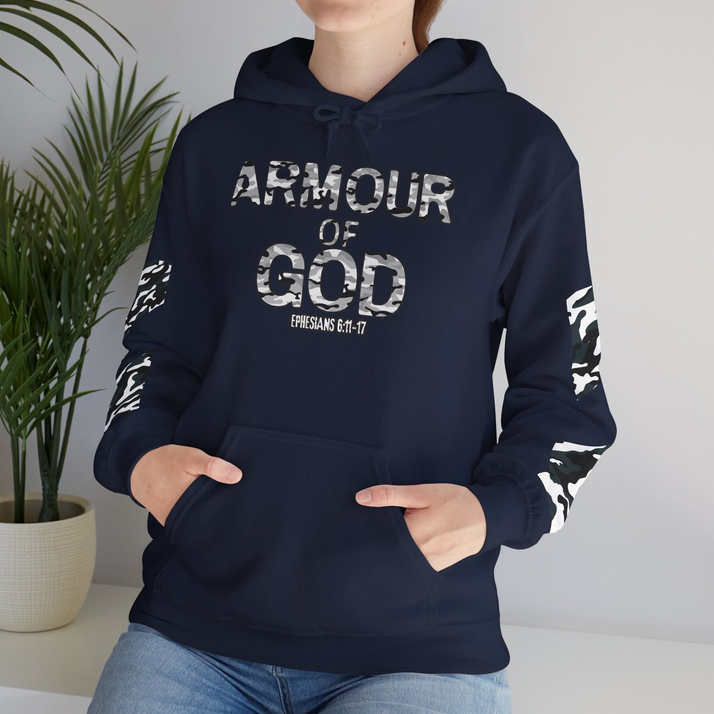 Armour of God Hoodie — Ephesians 6:11-17 Spiritual Warfare Sweatshirt