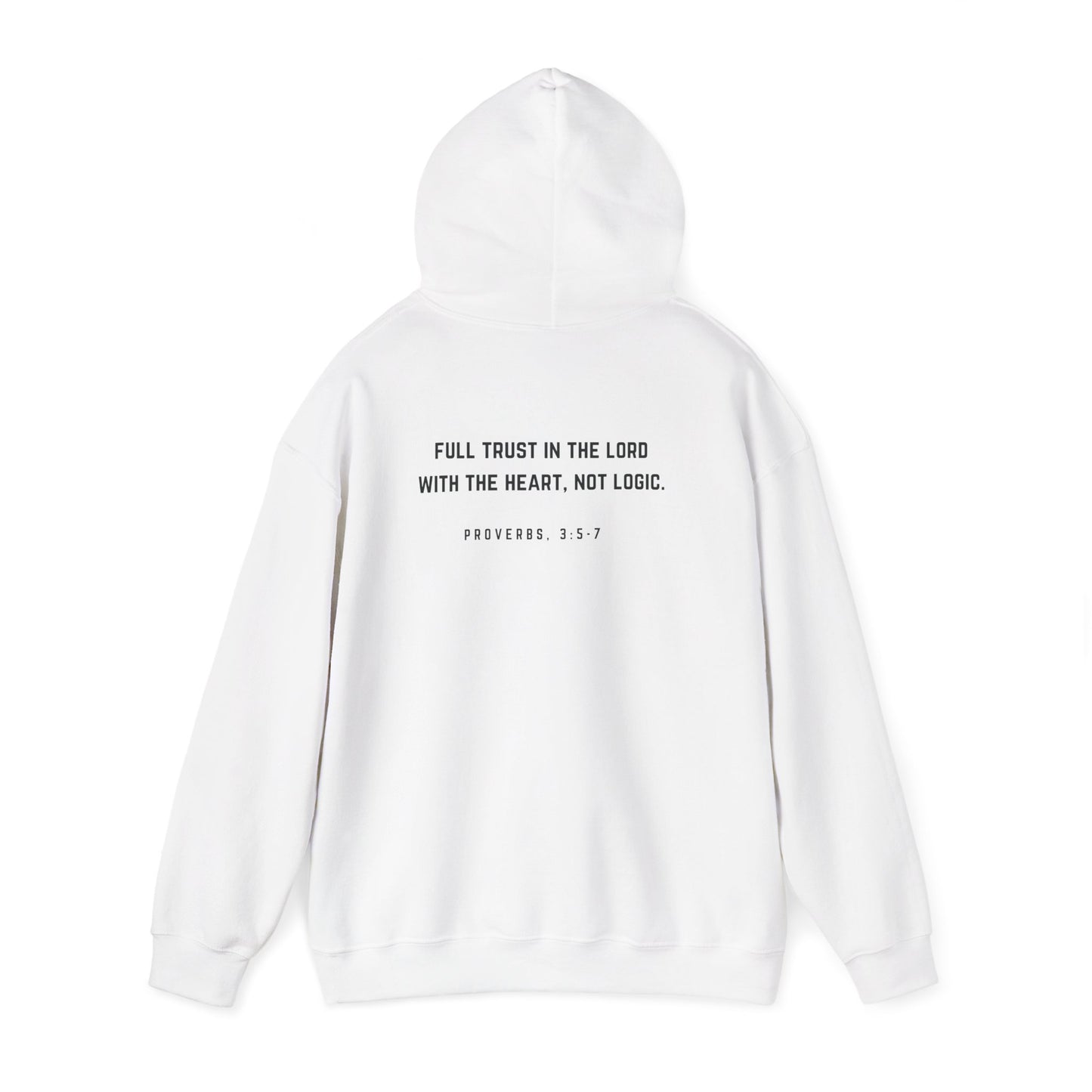 Christian Inspirational Hoodie - Proverbs 3:5-7 Trust in the Lord