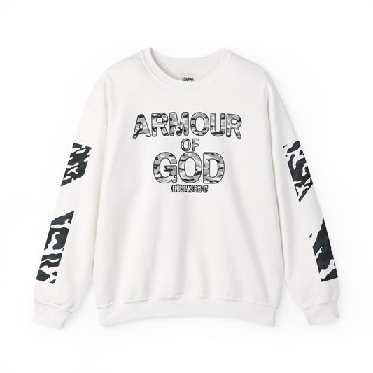 Armour of God Sweatshirt — Ephesians 6:11-17 Faith Crewneck