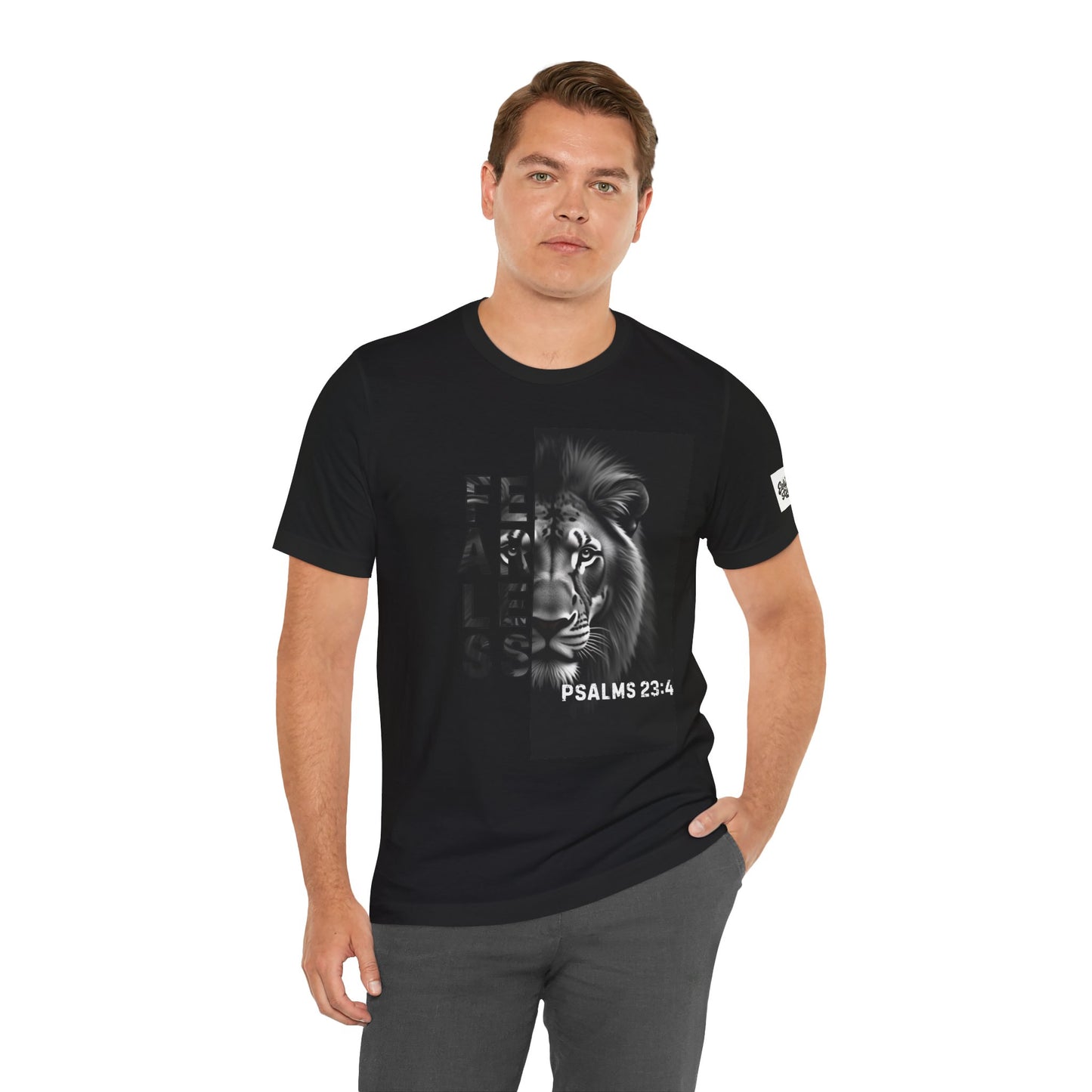 Fearless Unisex T-Shirt with Psalm 23:4 Design