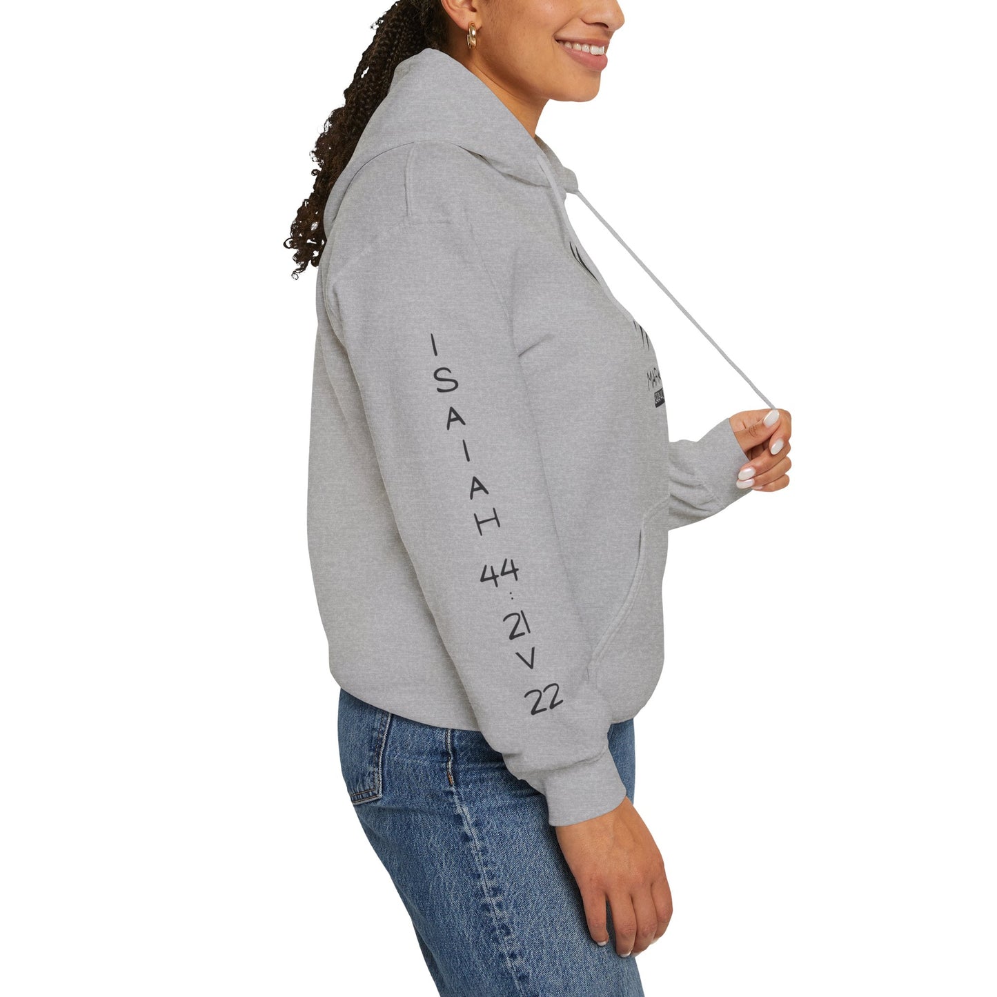Isaiah 44:21-22 Inspired Hoodie Sweatshirt - Unisex