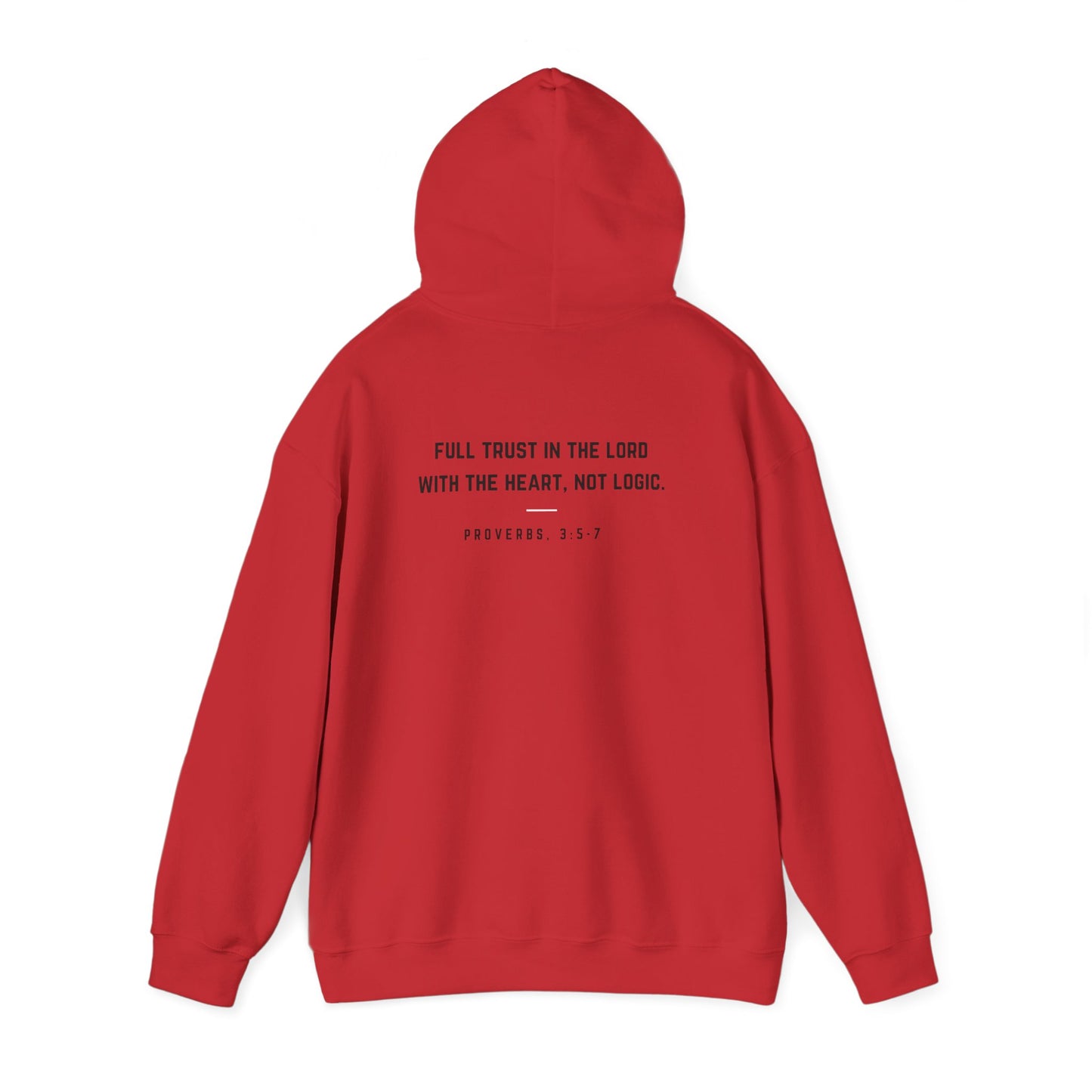 Christian Inspirational Hoodie - Proverbs 3:5-7 Trust in the Lord
