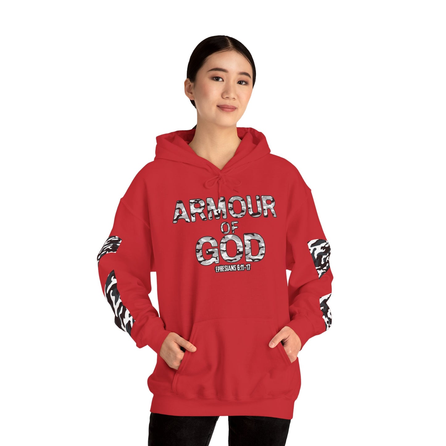 Armour of God Hoodie — Ephesians 6:11-17 Spiritual Warfare Sweatshirt