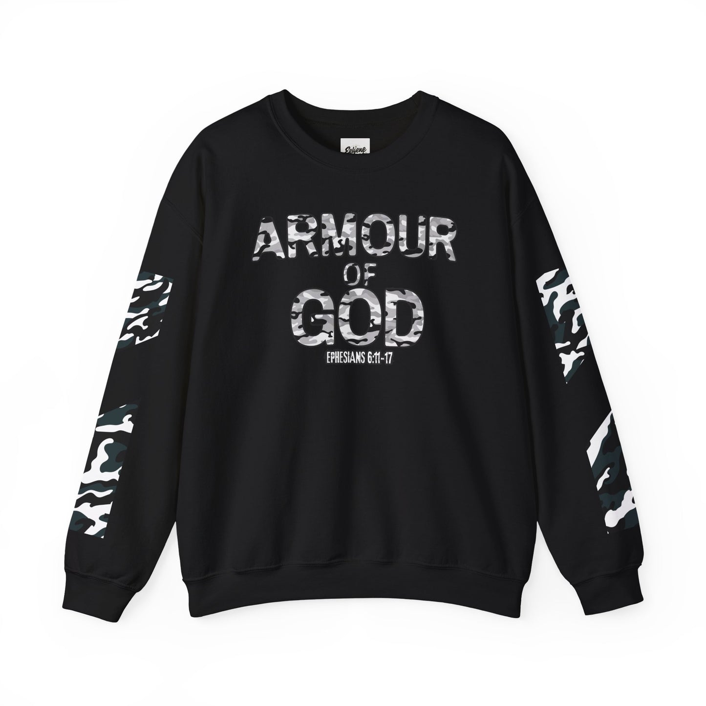 Armour of God Sweatshirt — Ephesians 6:11-17 Faith Crewneck