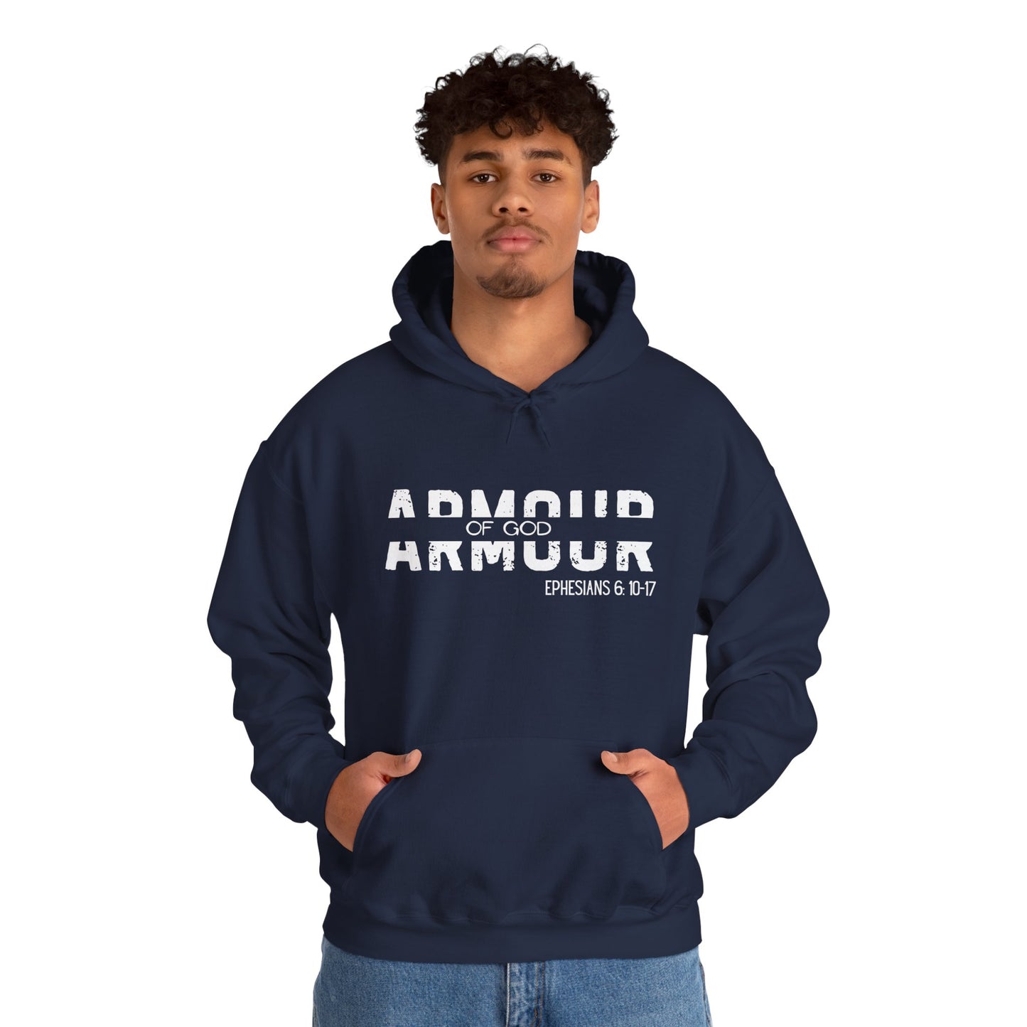 Armor of God Hoodie Sweatshirt - Ephesians 6:10-17 Design