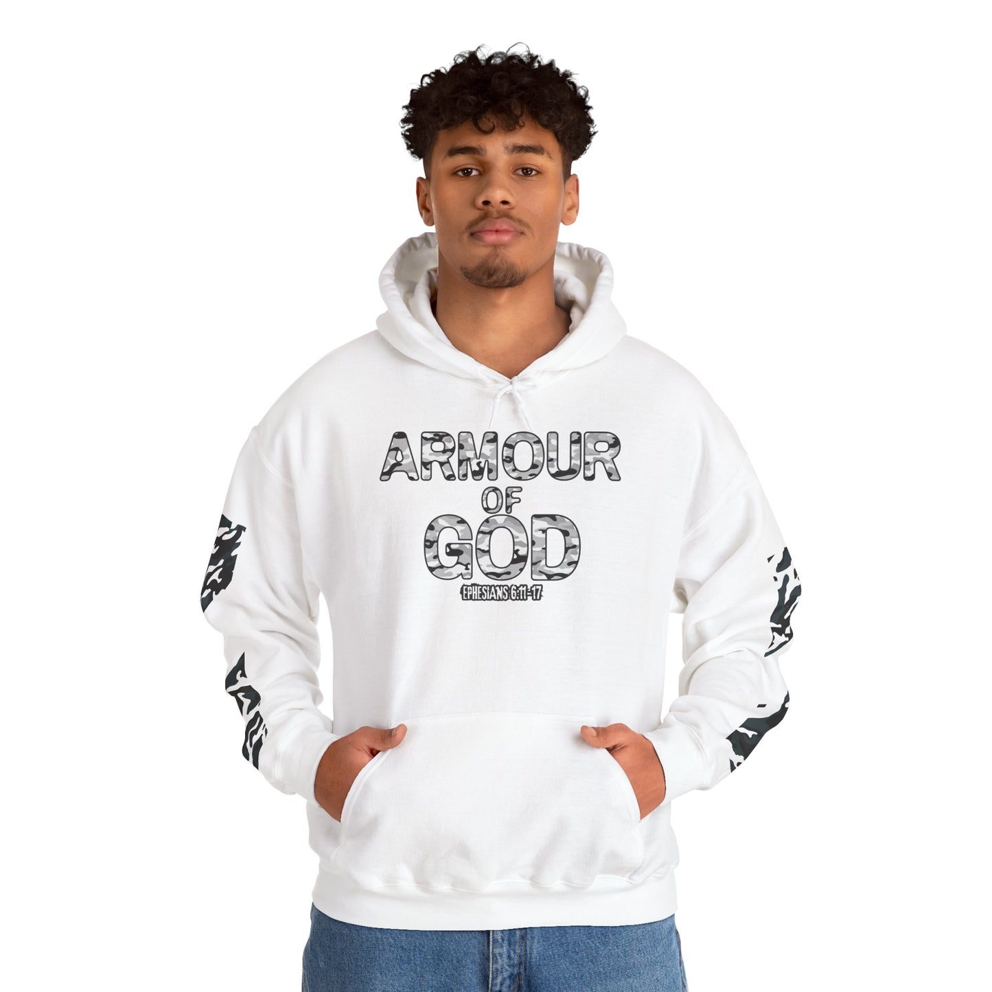 Armour of God Hoodie — Ephesians 6:11-17 Spiritual Warfare Sweatshirt