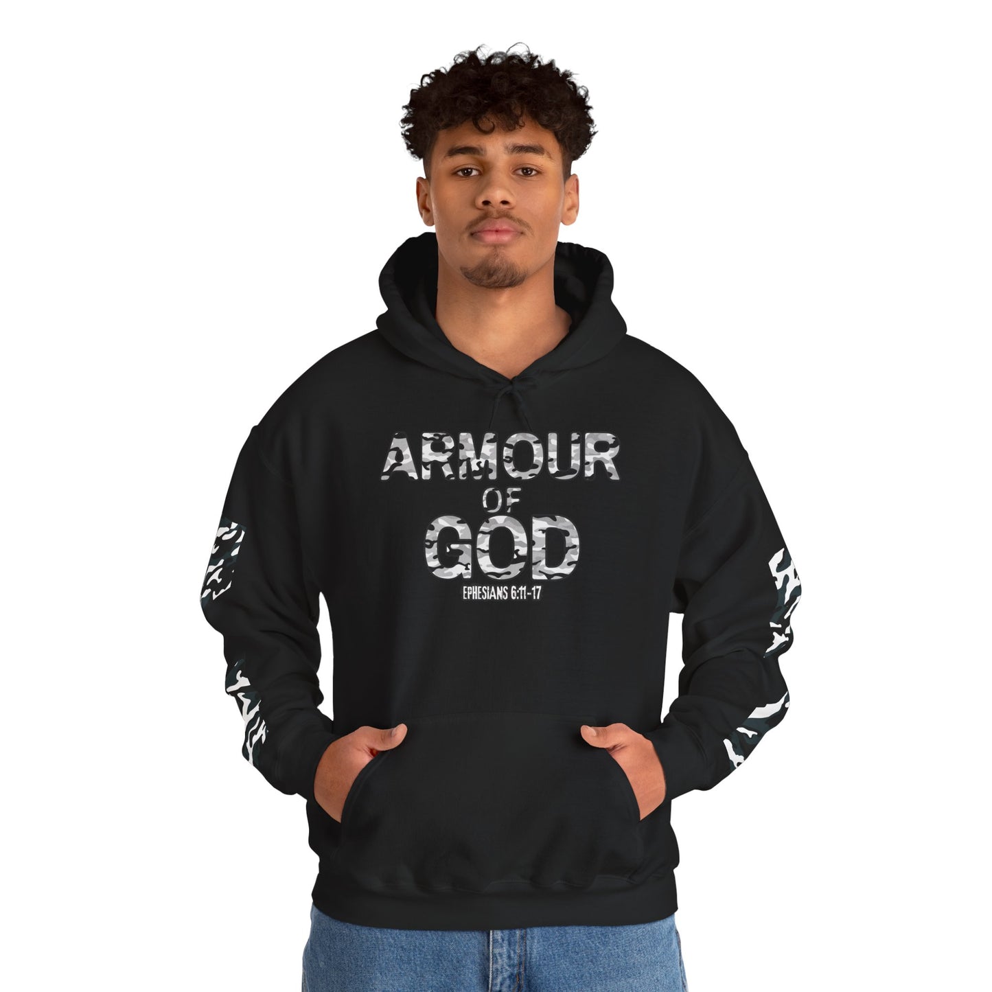 Armour of God Hoodie — Ephesians 6:11-17 Spiritual Warfare Sweatshirt