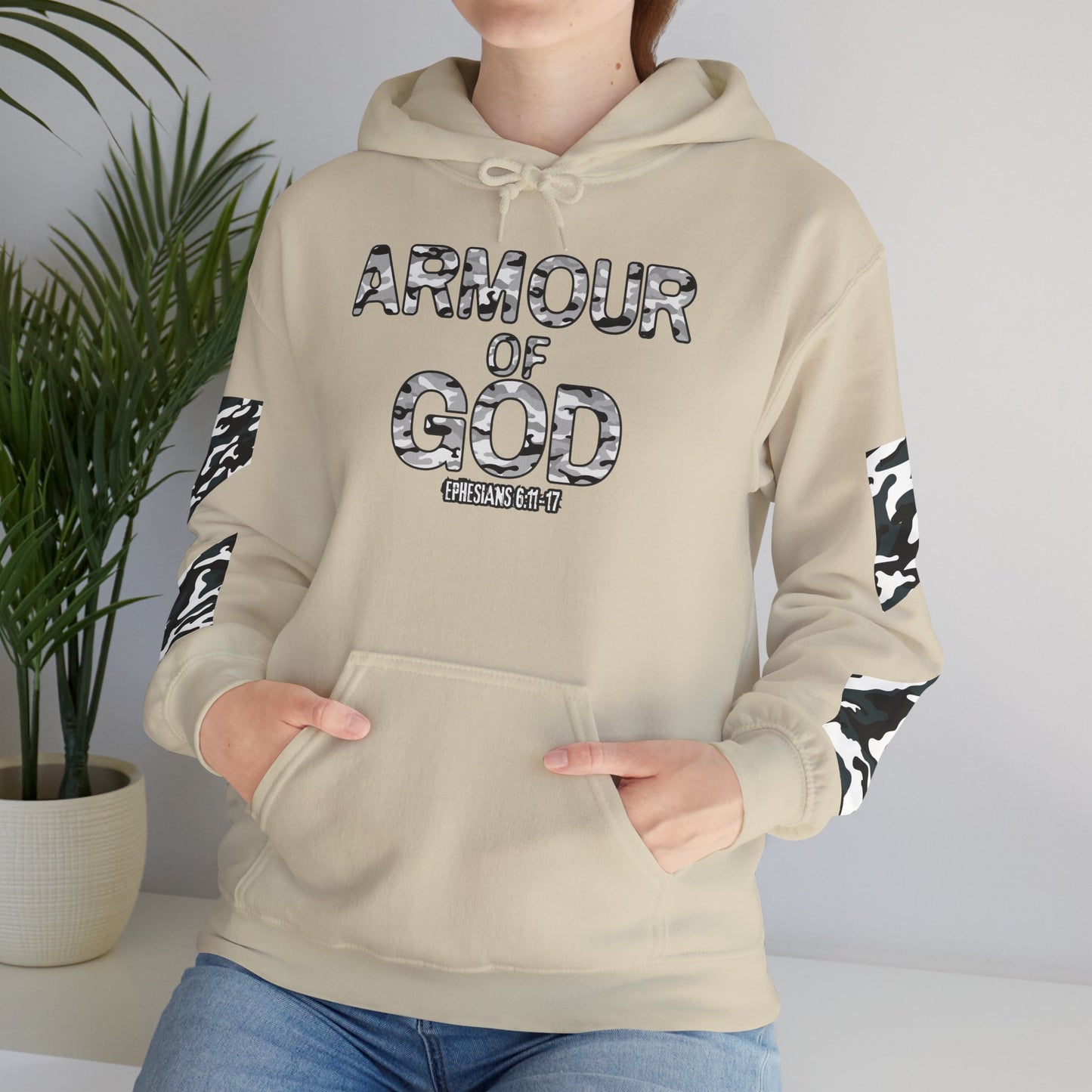 Armour of God Hoodie — Ephesians 6:11-17 Spiritual Warfare Sweatshirt