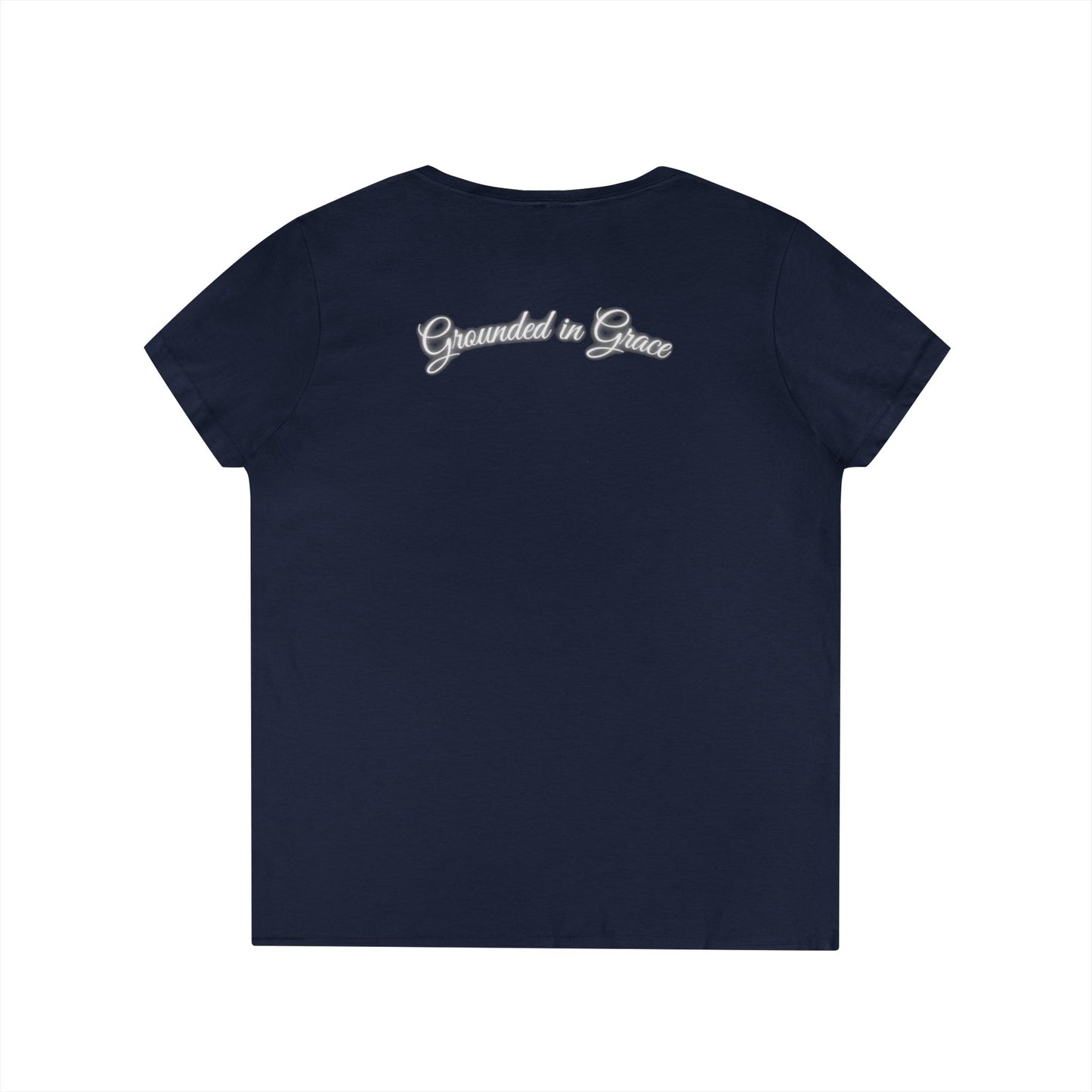 Psalm 16:8 Unshaken V-Neck T-Shirt