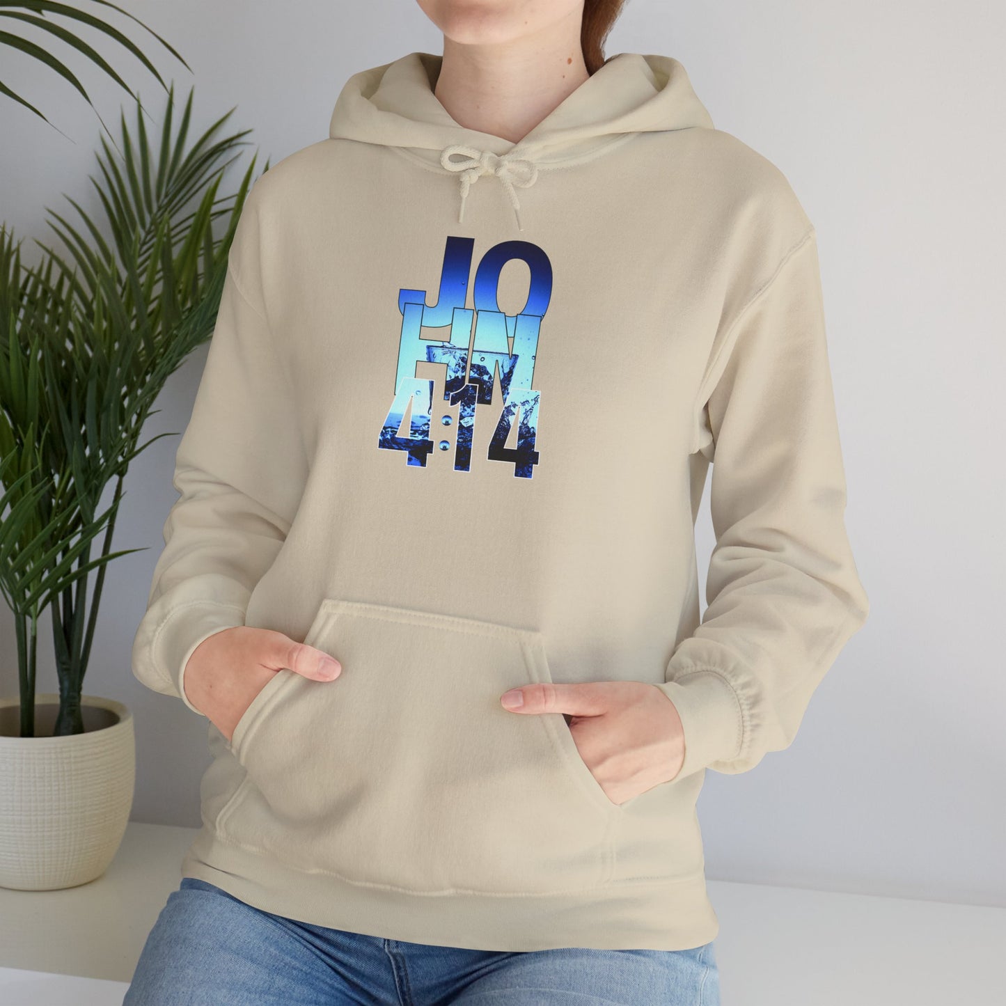 Christian Hoodie - John 4:14 Design