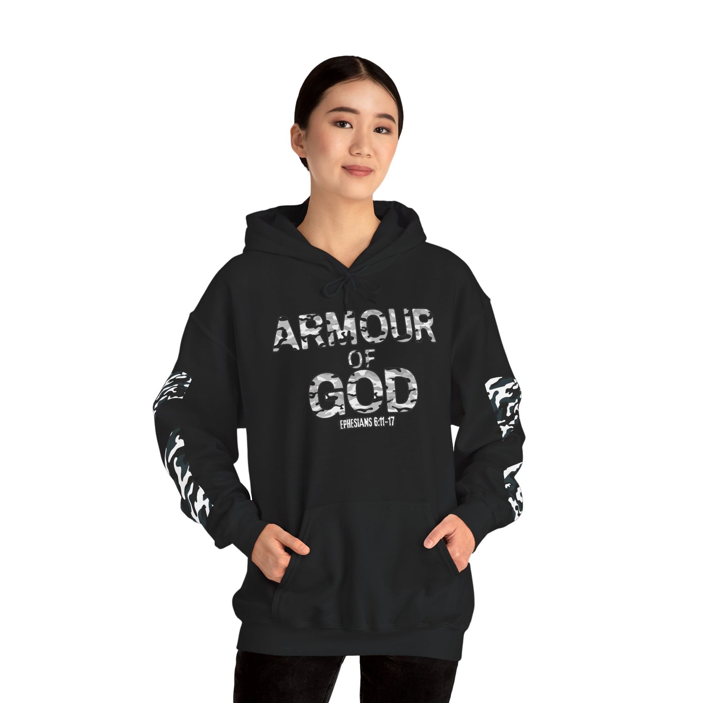 Armour of God Hoodie — Ephesians 6:11-17 Spiritual Warfare Sweatshirt