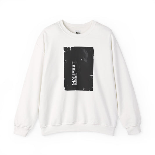 Faith Manifest Crewneck Sweatshirt — Mark 11:22-24 Inspirational