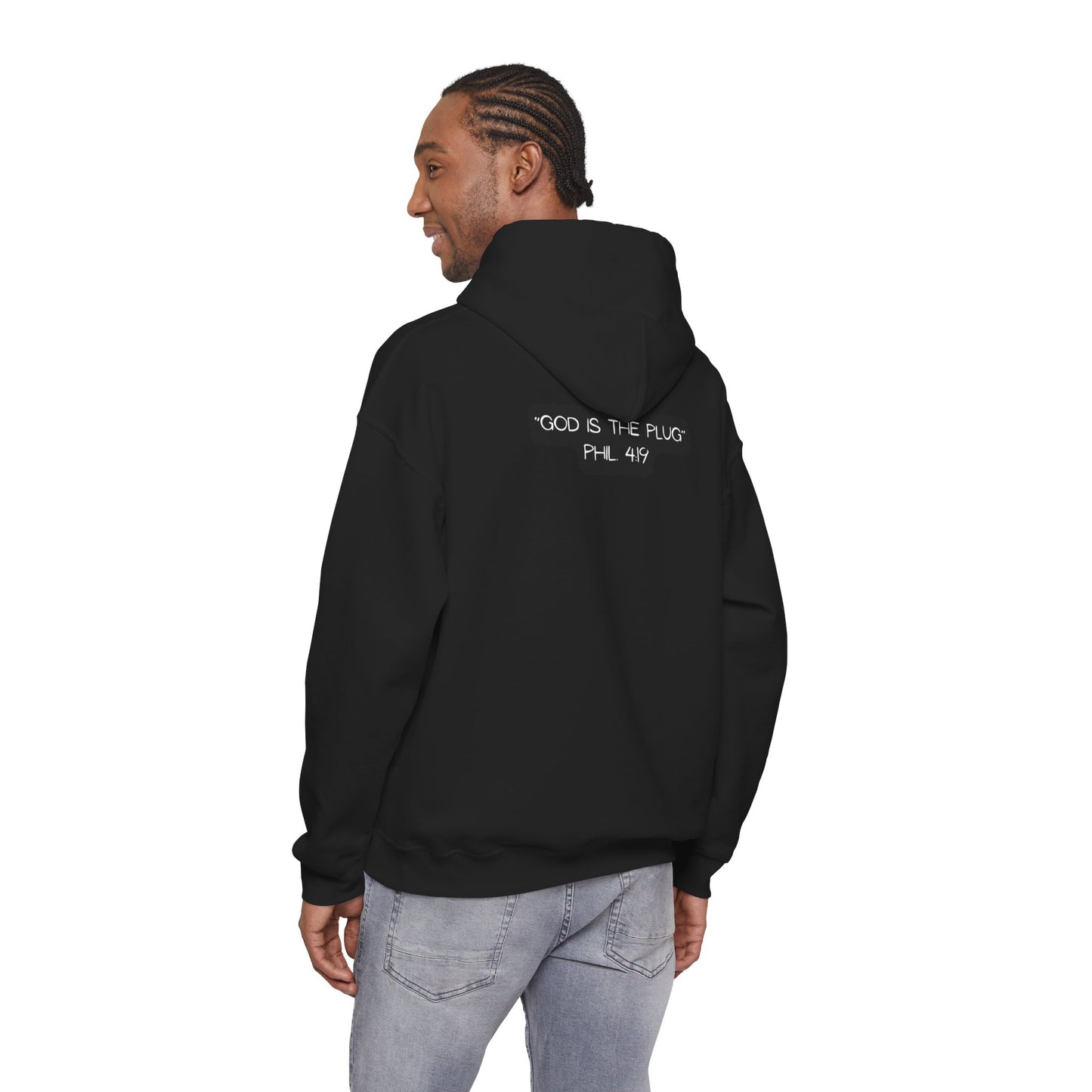 Christian Hoodie - Philippians 4:19 'The Plug' Sweatshirt