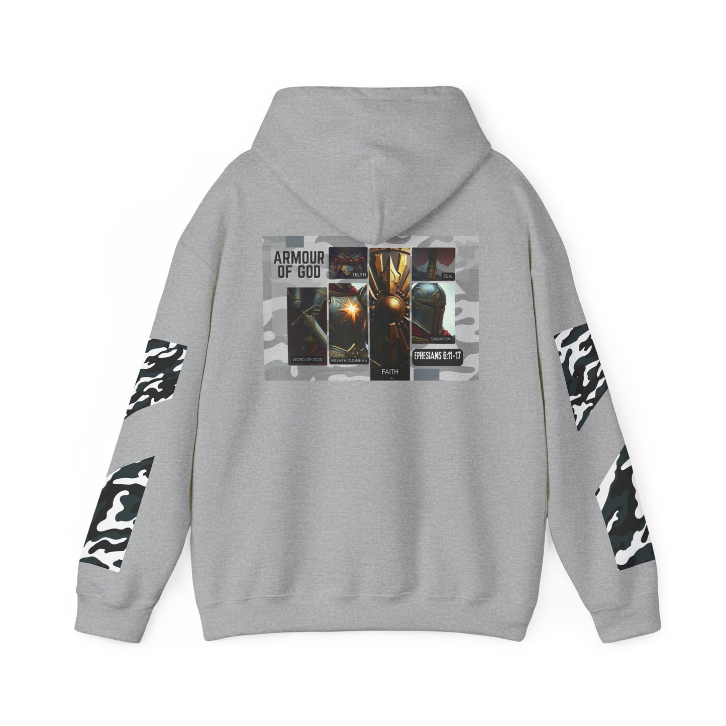Armour of God Hoodie — Ephesians 6:11-17 Spiritual Warfare Sweatshirt