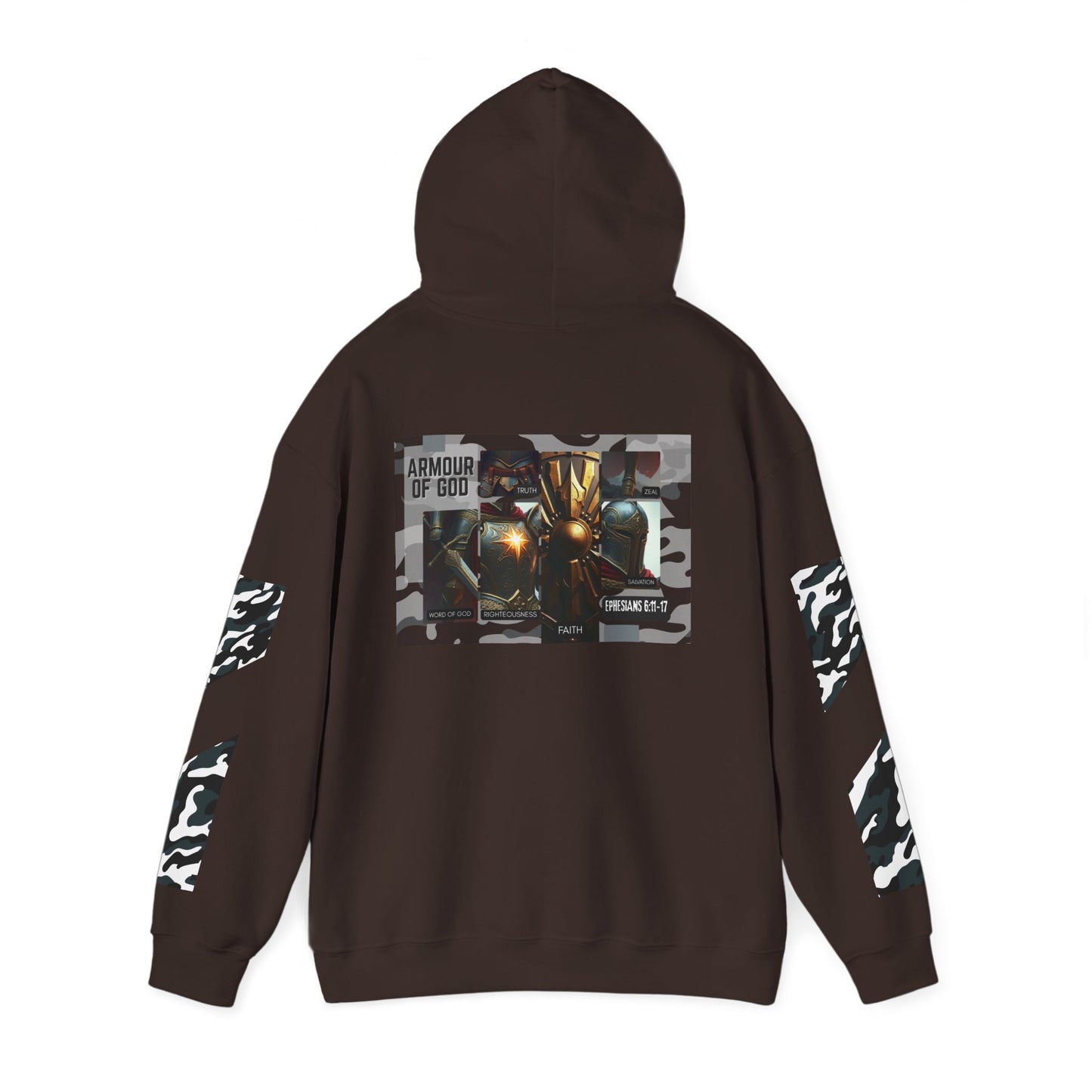 Armour of God Hoodie — Ephesians 6:11-17 Spiritual Warfare Sweatshirt