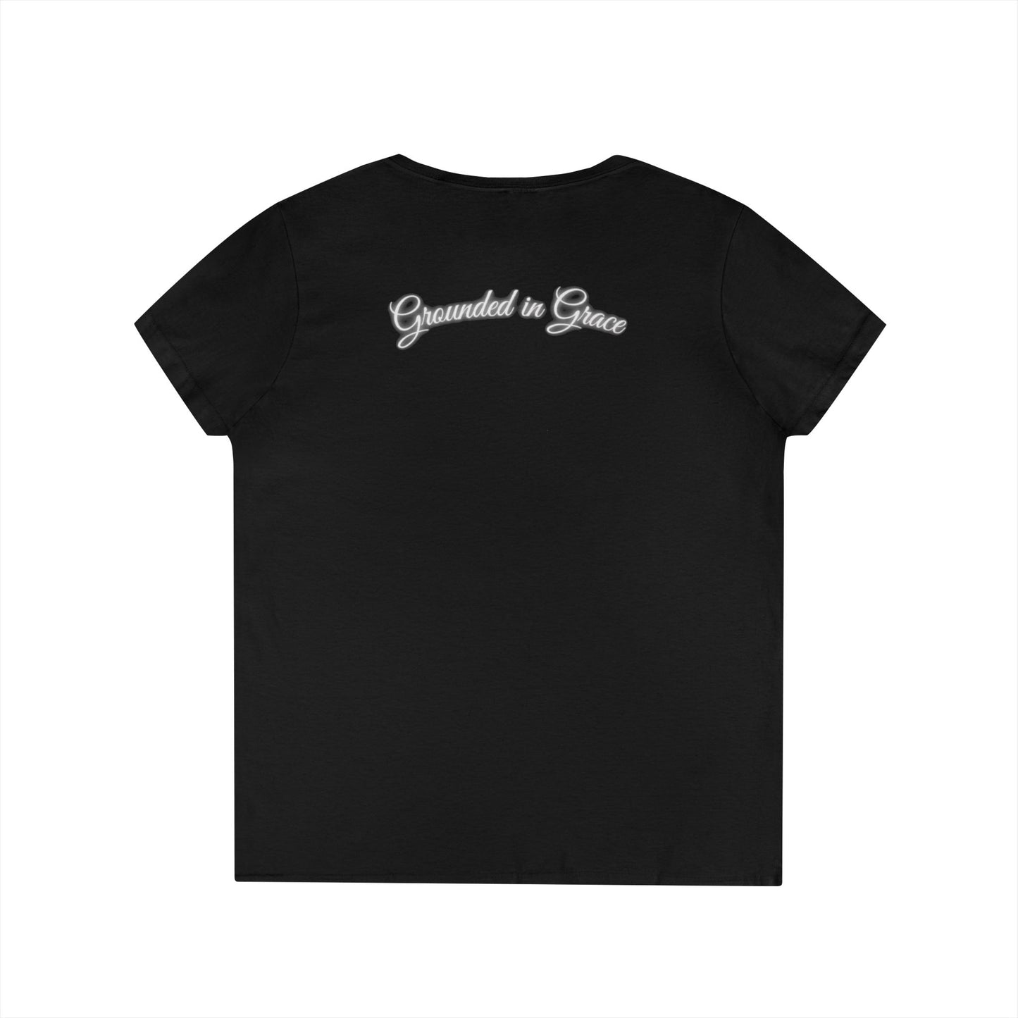 Psalm 16:8 Unshaken V-Neck T-Shirt