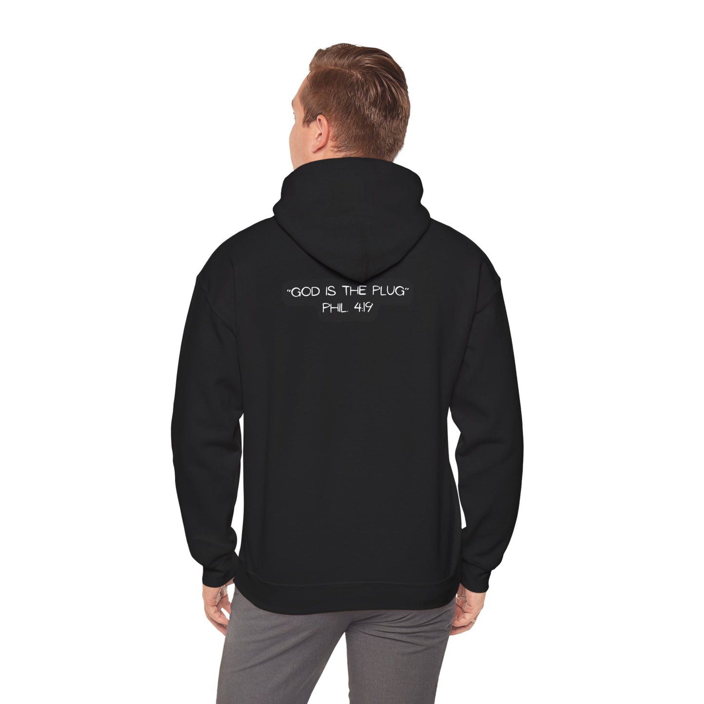 Christian Hoodie - Philippians 4:19 'The Plug' Sweatshirt