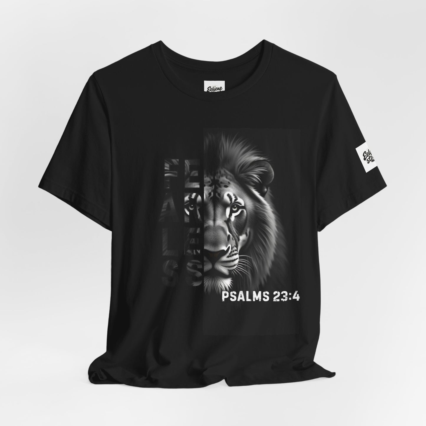 Fearless Unisex T-Shirt with Psalm 23:4 Design