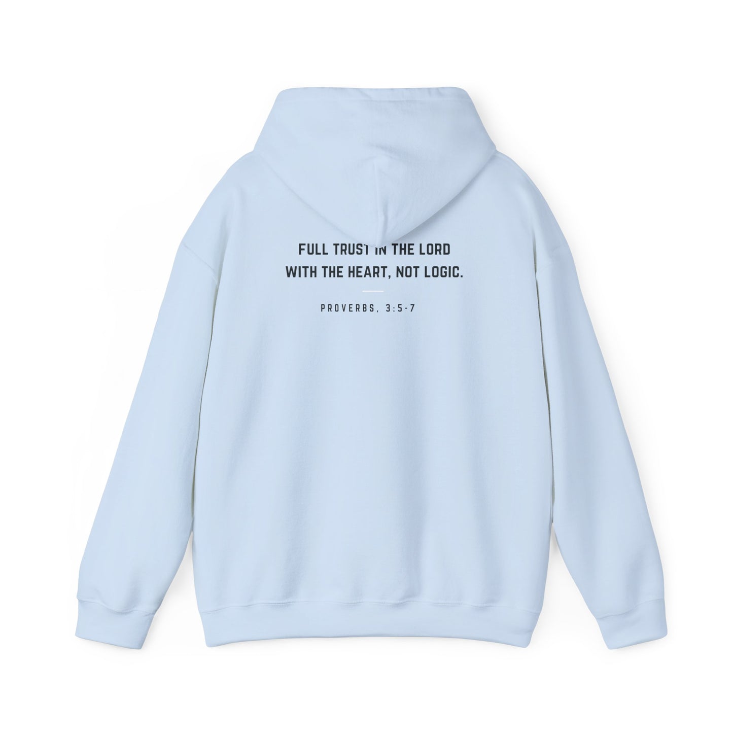 Christian Inspirational Hoodie - Proverbs 3:5-7 Trust in the Lord