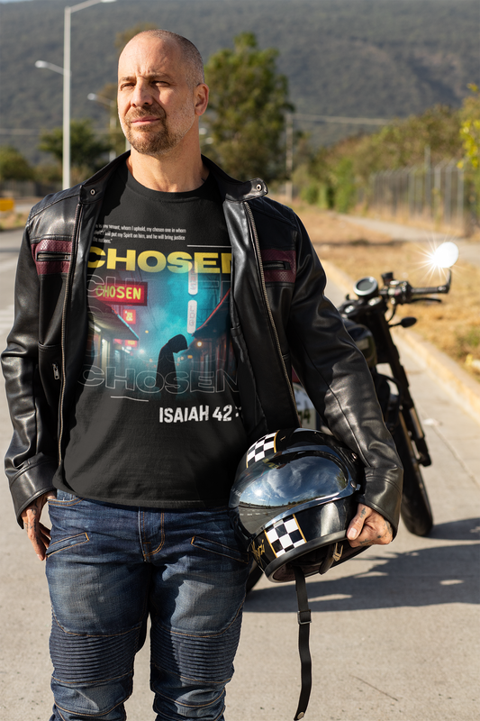 Isaiah 42:1 Unisex T-Shirt - Chosen by the Most High God Design