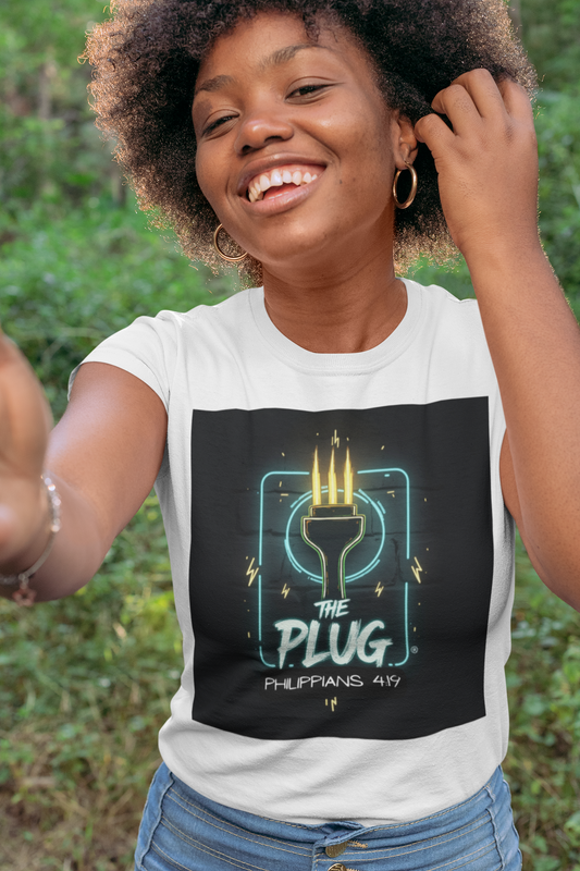 Christian Softstyle Tee - Philippians 4:19 'The Plug'
