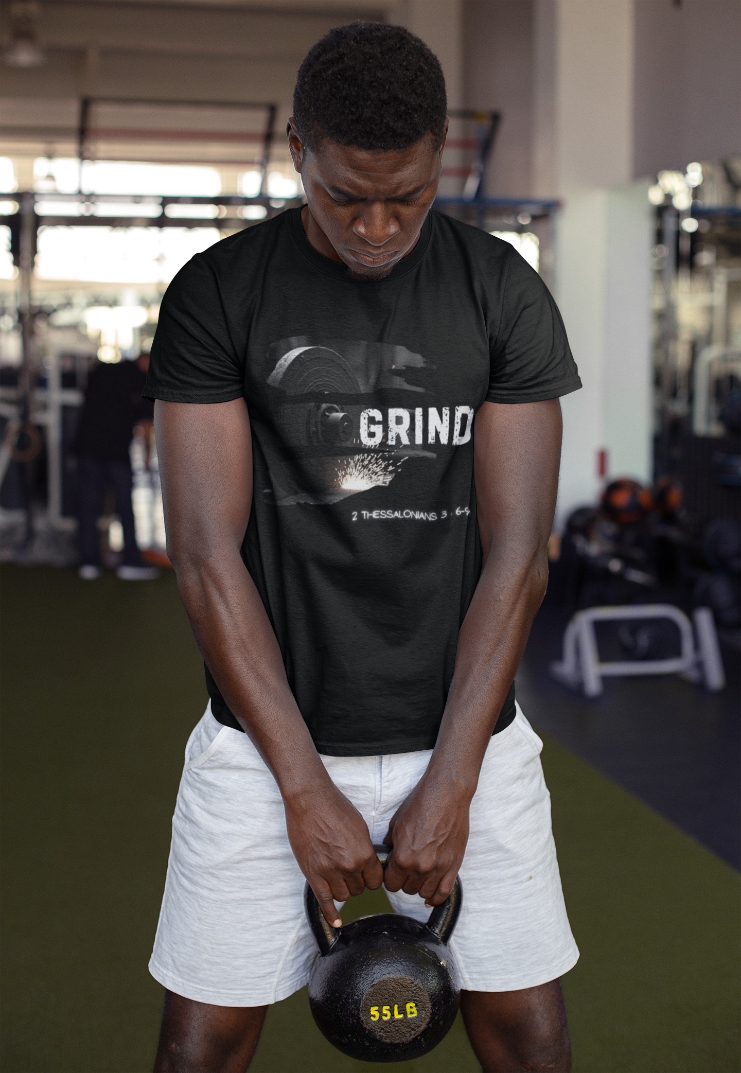 Grind Unisex Tee - 2 Thessalonians 3:6-9 Inspiration