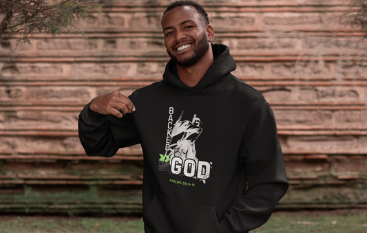 Fleece Hoodie - God's Protection Psalm 56:9-11