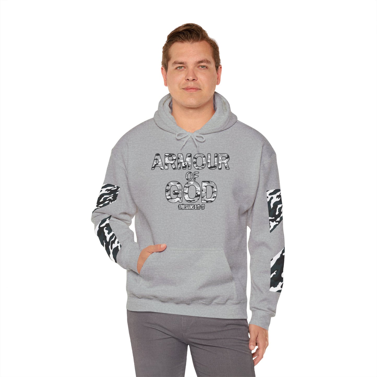 Armour of God Hoodie — Ephesians 6:11-17 Spiritual Warfare Sweatshirt