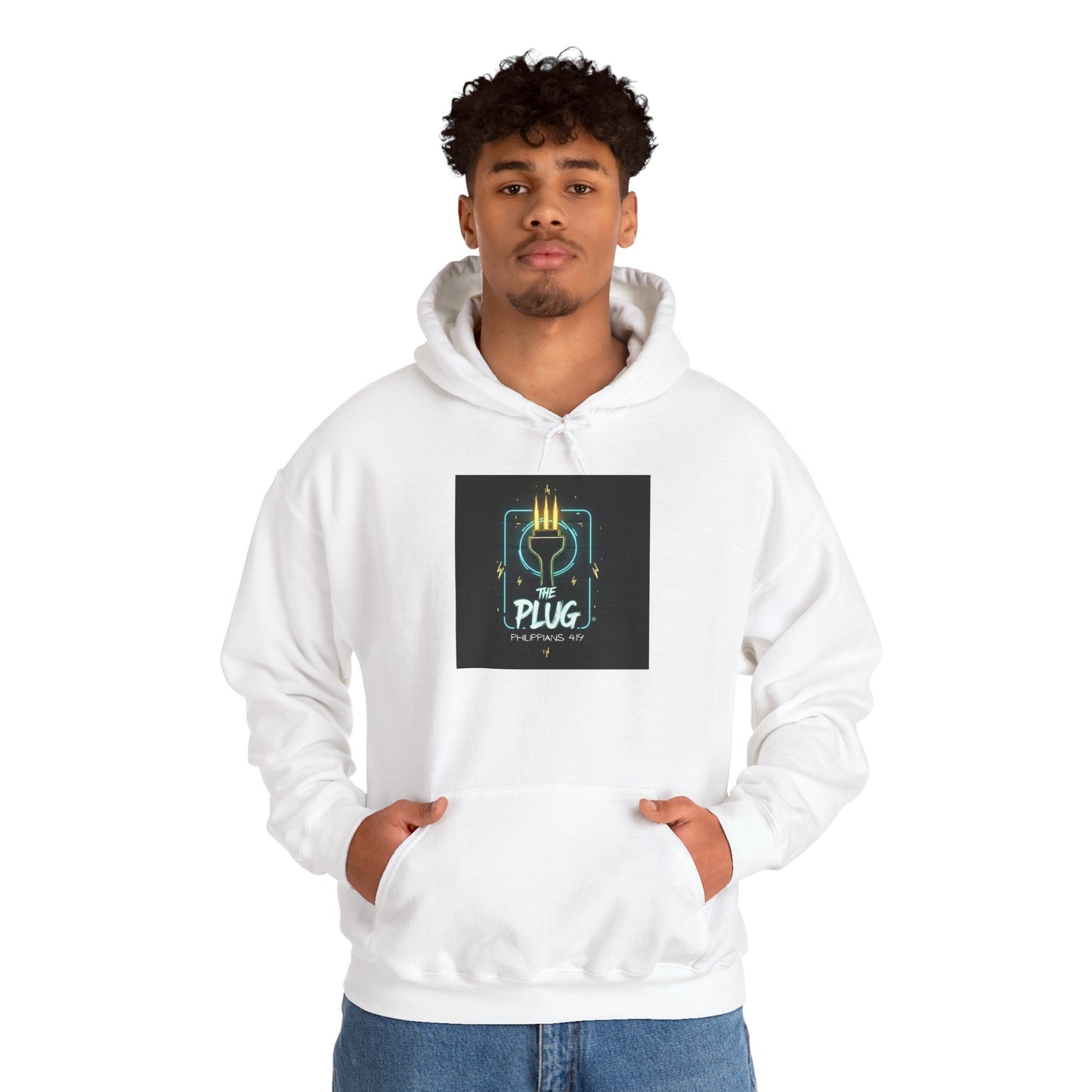 Christian Hoodie - Philippians 4:19 'The Plug' Sweatshirt