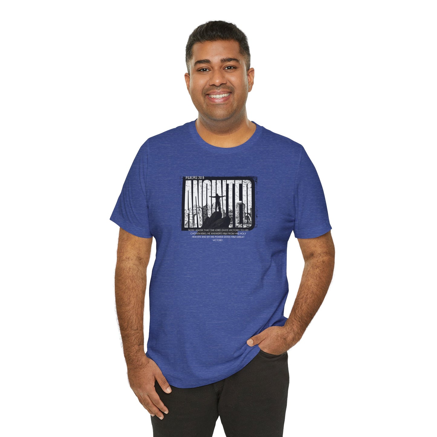 Faith Victory Unisex Tee - Psalm 20:6 Inspired