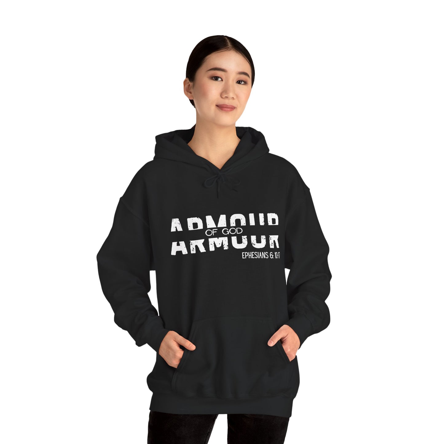 Armor of God Hoodie Sweatshirt - Ephesians 6:10-17 Design