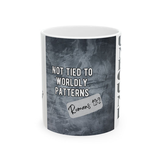 Mug - Romans 12:2 Non Conforming Christian Ceramic Mug (11oz, 15oz)
