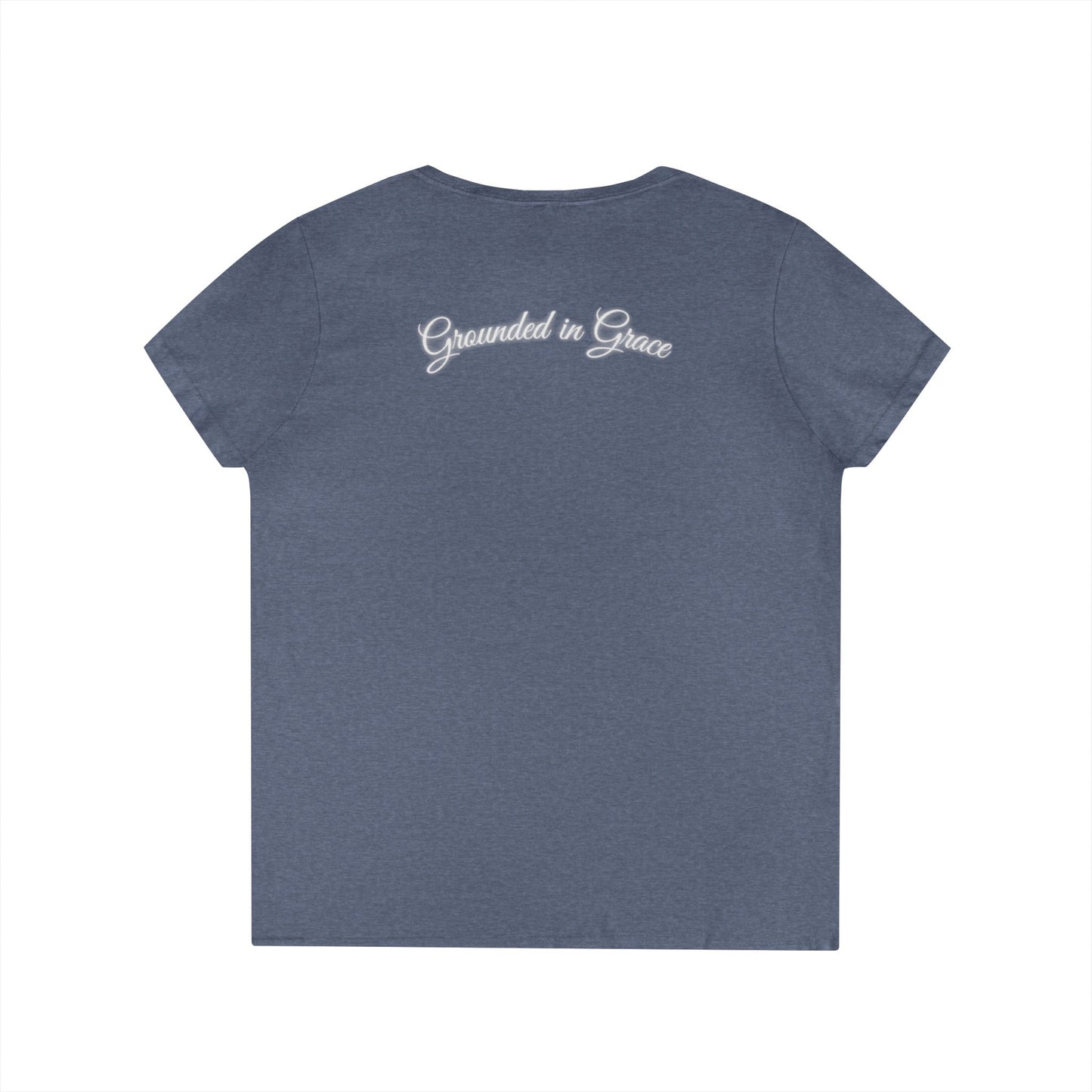 Psalm 16:8 Unshaken V-Neck T-Shirt