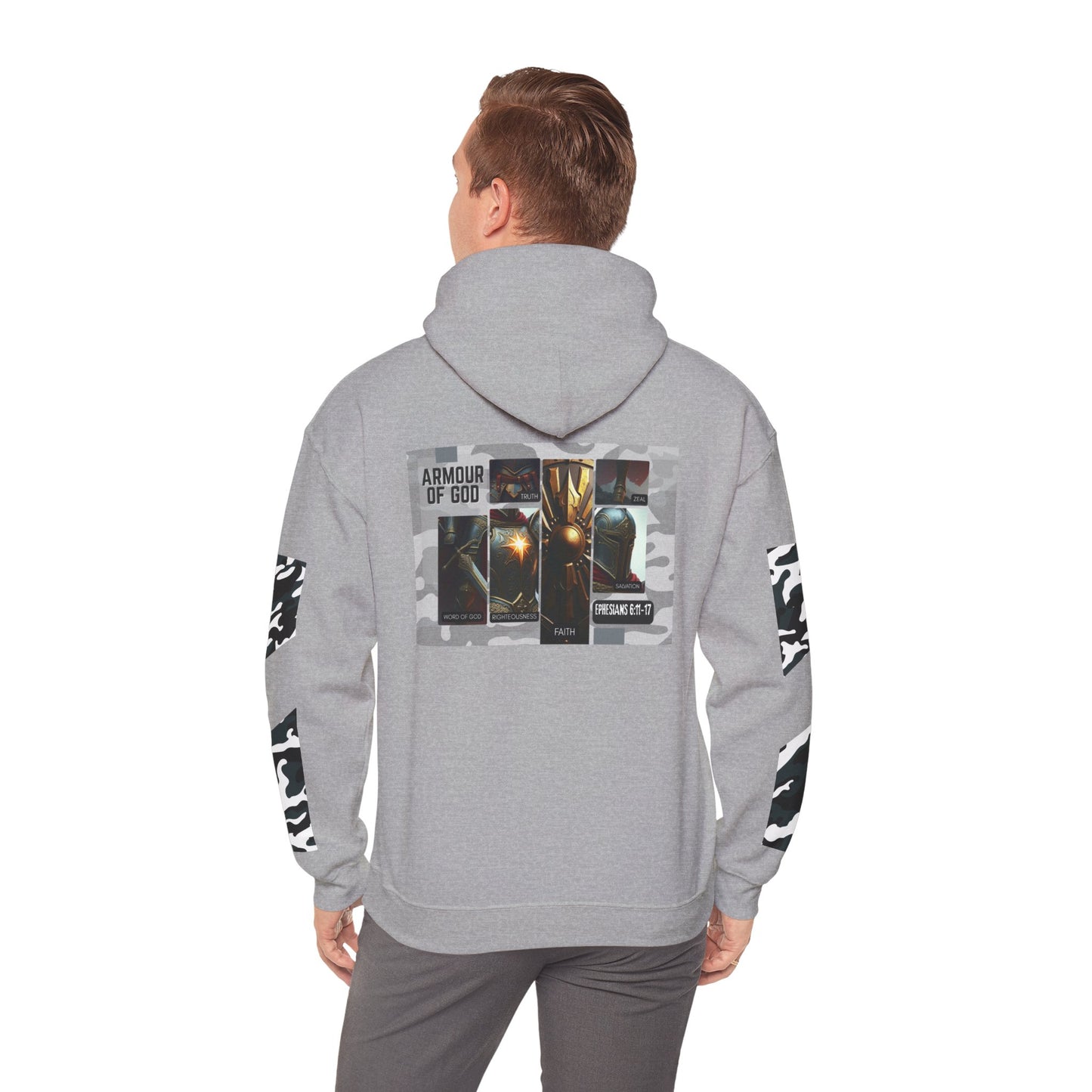 Armour of God Hoodie — Ephesians 6:11-17 Spiritual Warfare Sweatshirt