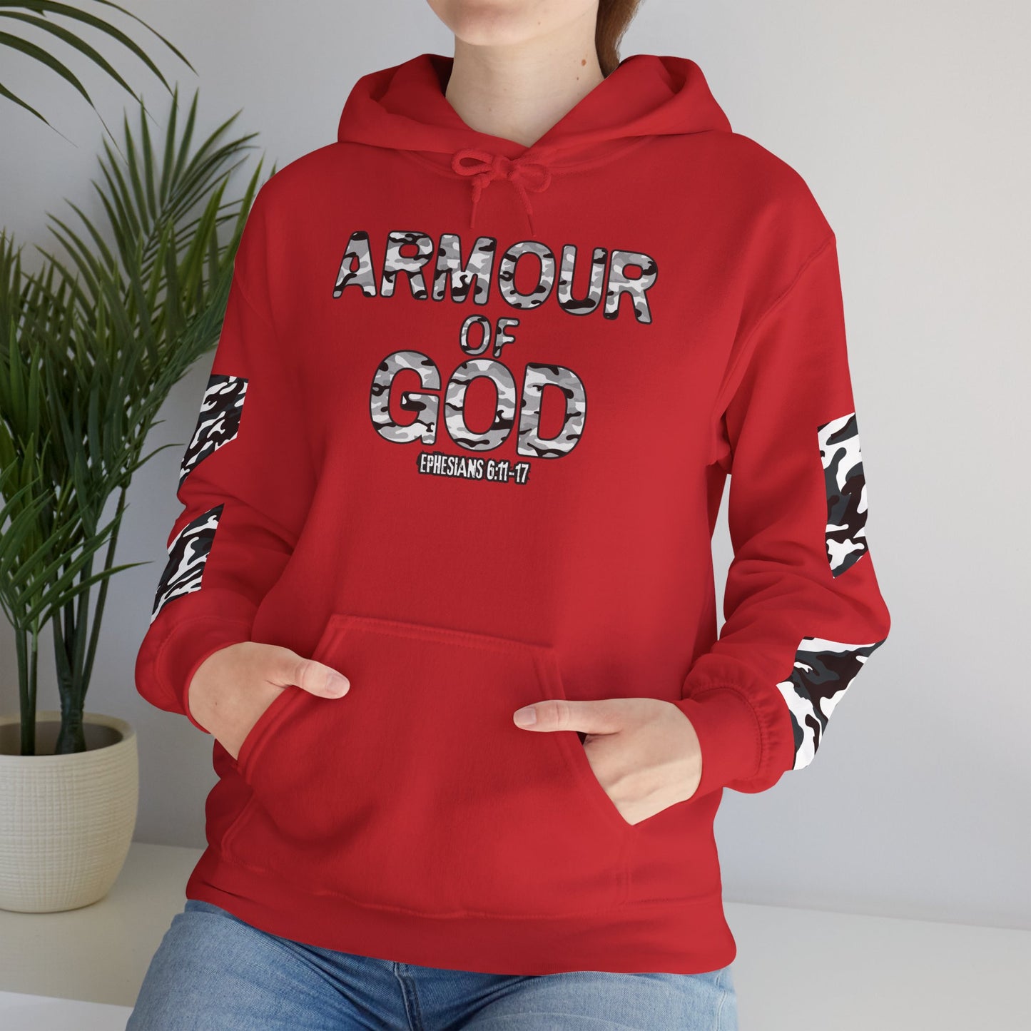 Armour of God Hoodie — Ephesians 6:11-17 Spiritual Warfare Sweatshirt