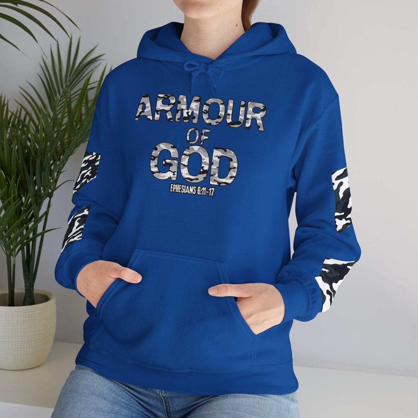 Armour of God Hoodie — Ephesians 6:11-17 Spiritual Warfare Sweatshirt