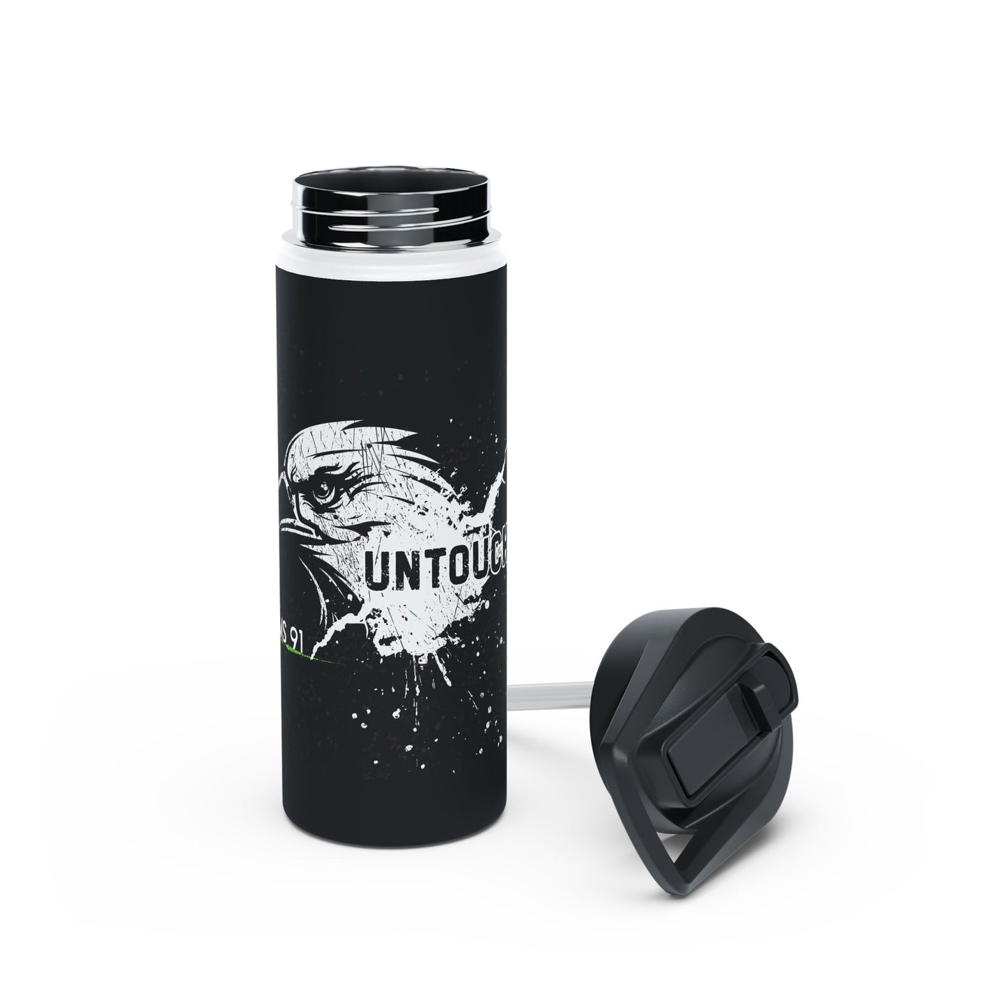 Water Bottle - Untouchable Psalm 91 Design