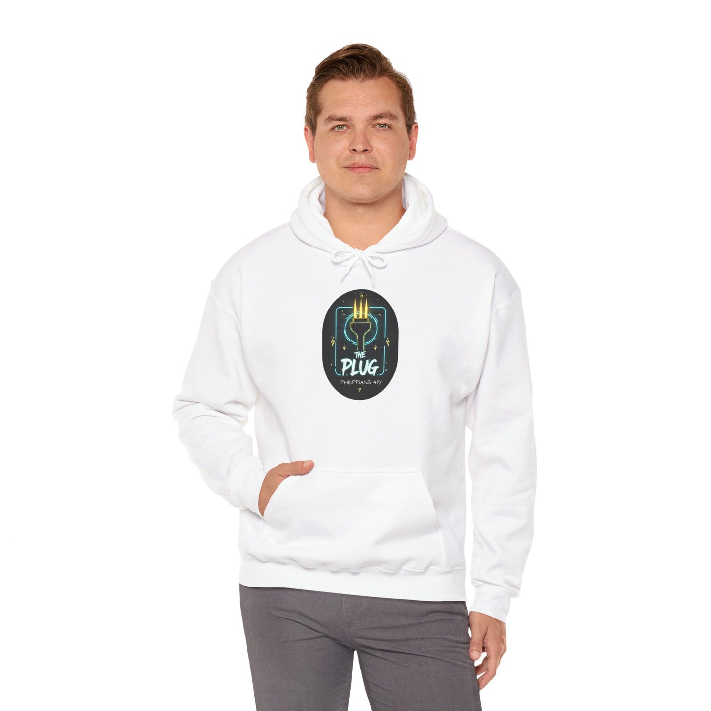 Christian Hoodie - Philippians 4:19 'The Plug' Sweatshirt